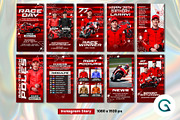 Motorcycle Racing Social Media Pack, a Social Media Template by Geelator Studio (Thumbnail 3 of 5)