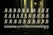 Syclone | Blackletter Typeface, a Blackletter Font by Denustudios (Thumbnail 11 of 12)