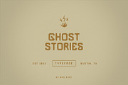 Ghost Stories, a Sans Serif Font by MEG BURK CHOI (Thumbnail 1 of 6)