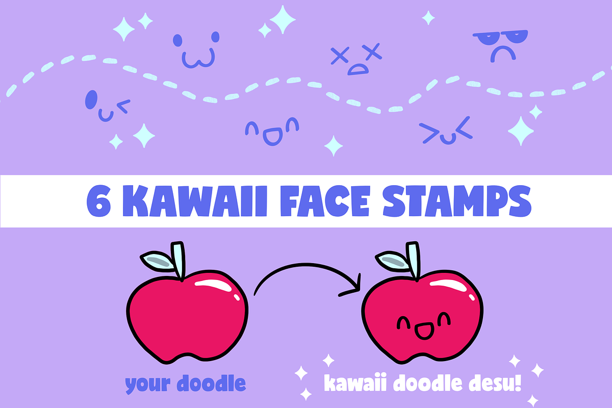 Kawaii Brushes for Procreate, a Brush Add-On by AnniaArt (Photo 3 of 7)