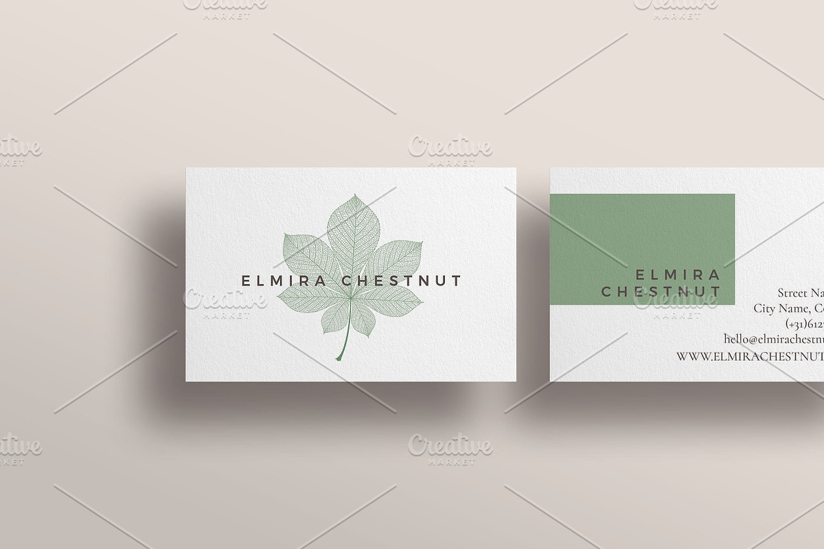 CHESTNUT BUSINESS CARD TEMPLATE PSD, a Templates & Theme by Studio Letsch & de Clercq (Photo 2 of 2)