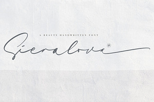 Sieralova - A Beauty Handwritten