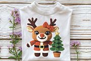 Crochet Santa Tree PNG, an Illustration by CraftArtStudio (Thumbnail 2 of 4)