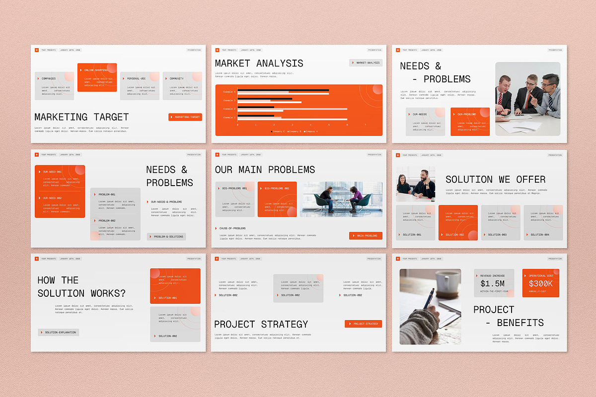 White Project Proposal Keynote, a Presentation Template by graphicook (Photo 2 of 4)