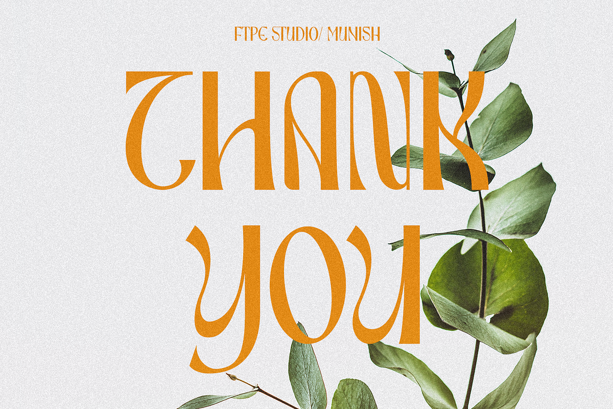Munish, a Sans Serif Font by FactoryType Studio (Photo 13 of 13)
