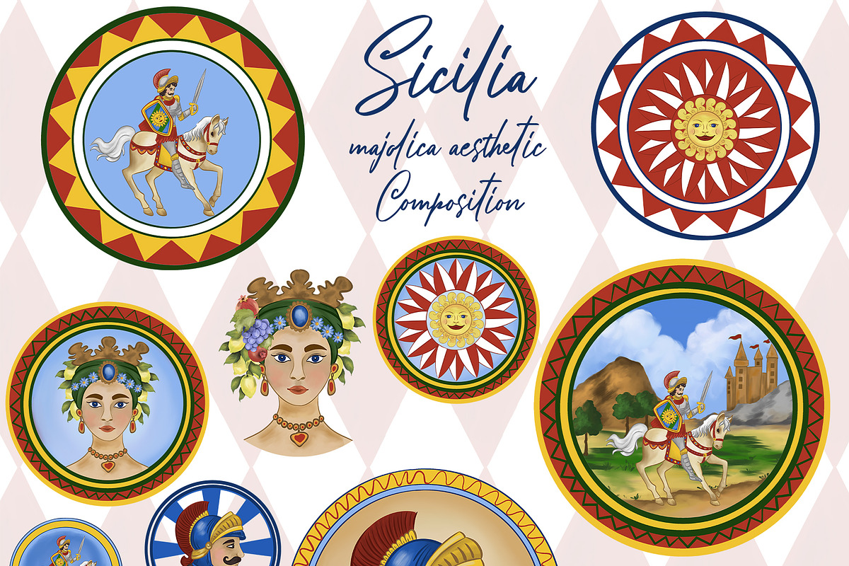 Sicilia. Majolica aesthetic., a Pattern Graphic by ma_i_vi (Photo 7 of 11)