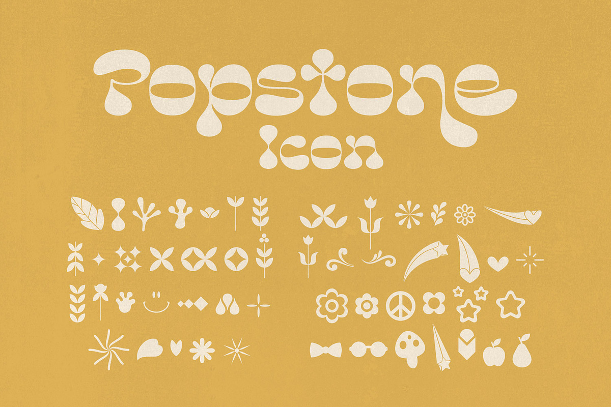 Popstone | Groovy Summer Font, a Slab Serif Font by creativemedialab (Photo 9 of 15)