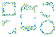 Blueberries, watercolor clipart, a Decorative Illustration by EshaStudio (Thumbnail 5 of 11)