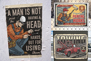 50 Handymen Retro posters, a Brochure Template by DGIM studio (Thumbnail 5 of 7)