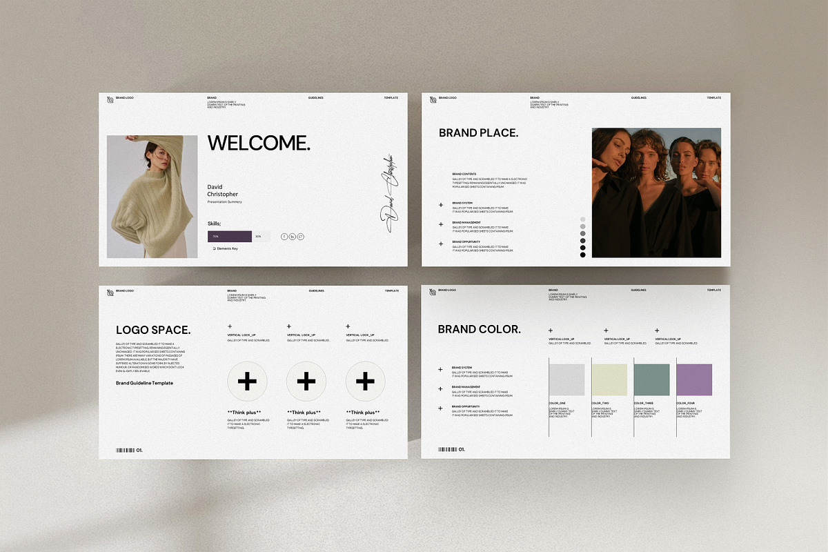 ELECTRIC | BRAND GUIDELINE TEMPLATE, a Presentation Template by GoldenPixelStudio (Photo 4 of 8)