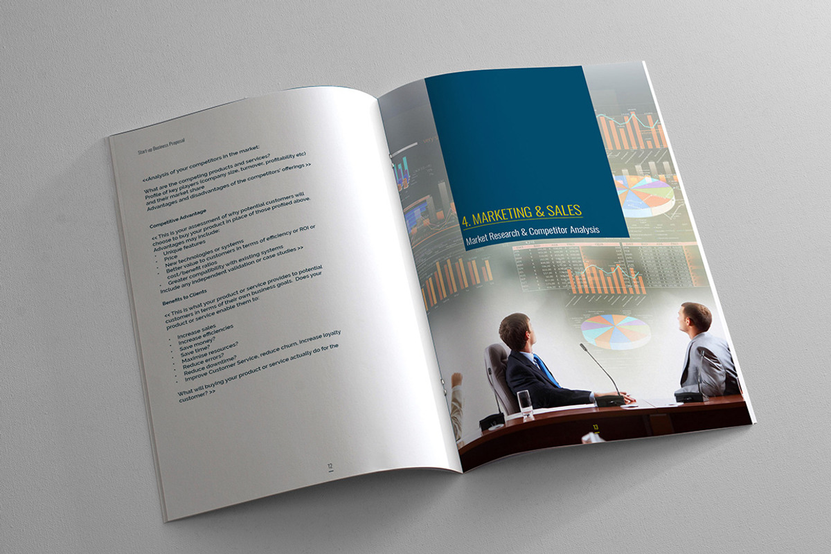 Startup Business Proposal, a Brochure Template by Machel Design (Photo 3 of 5)