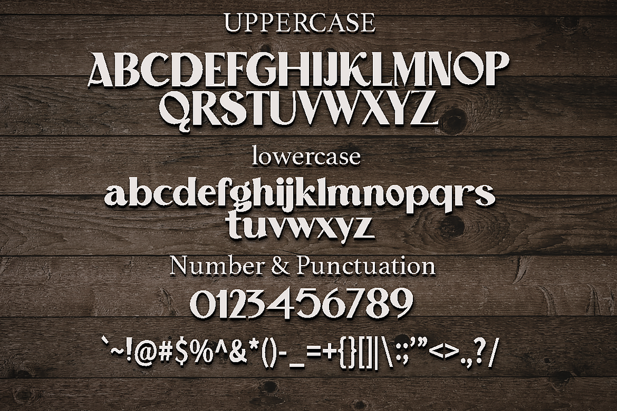 Giuliano Wigetti - Display Font, a Sans Serif Font by ivan_artnivora (Photo 2 of 3)
