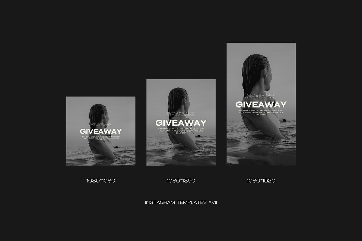 Aesthetic Instagram Templates XVII, a Social Media Template by Instprofi | Studio Estimo (Photo 7 of 12)