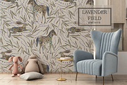LAVENDER FIELD, a Pattern Graphic by PASHKOVA (Thumbnail 1 of 10)