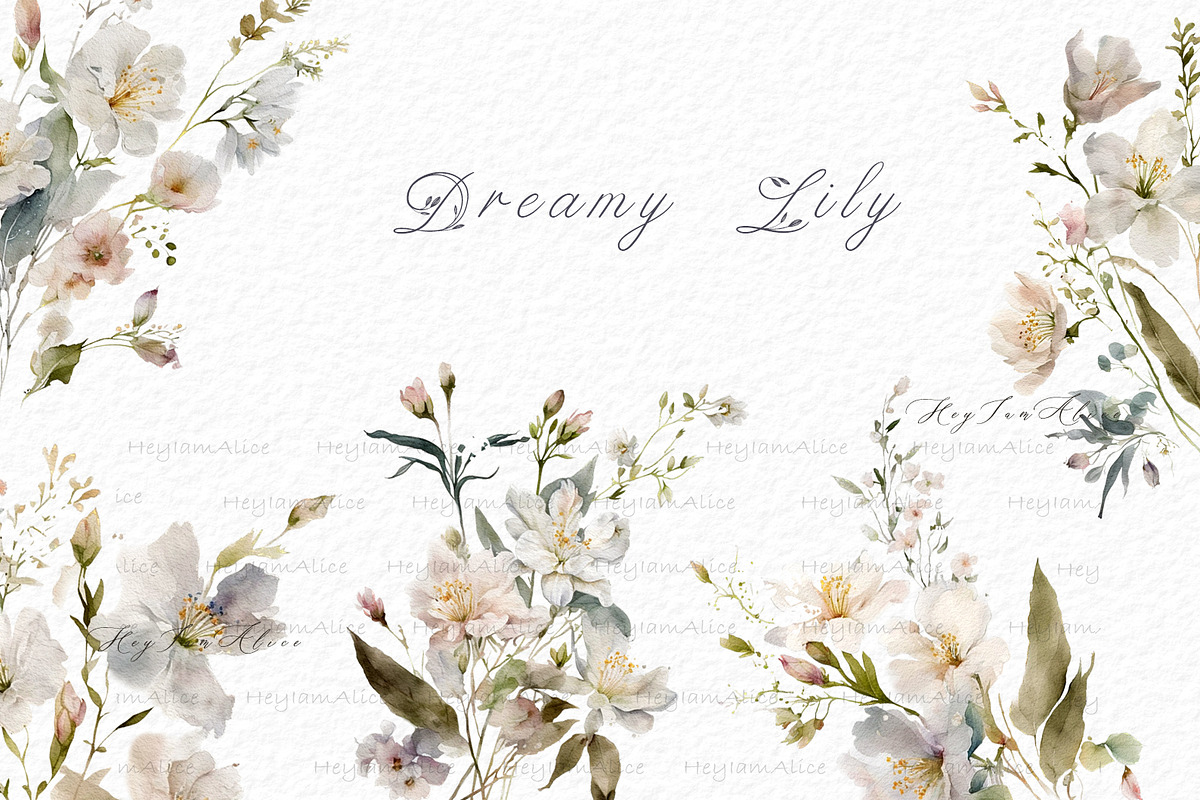 Dreamy Lily, a Decorative Illustration by heyiamalice (Photo 3 of 9)