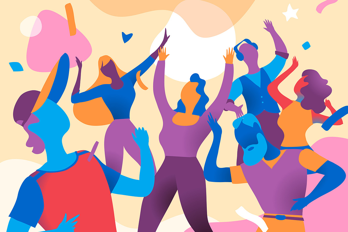 People Party Time, a Person Illustration by Hurcastock! (Photo 4 of 9)