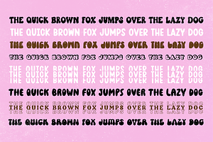 GROOVY DISPLAY FONT BUNDLE V3