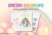 Unicorn Dreamland Activity Book, a Presentation Template by Contento BH (Thumbnail 1 of 3)