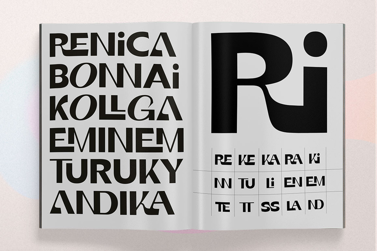 Qolling Display Font, a Sans Serif Font by Dora Typefoundry (Photo 7 of 11)