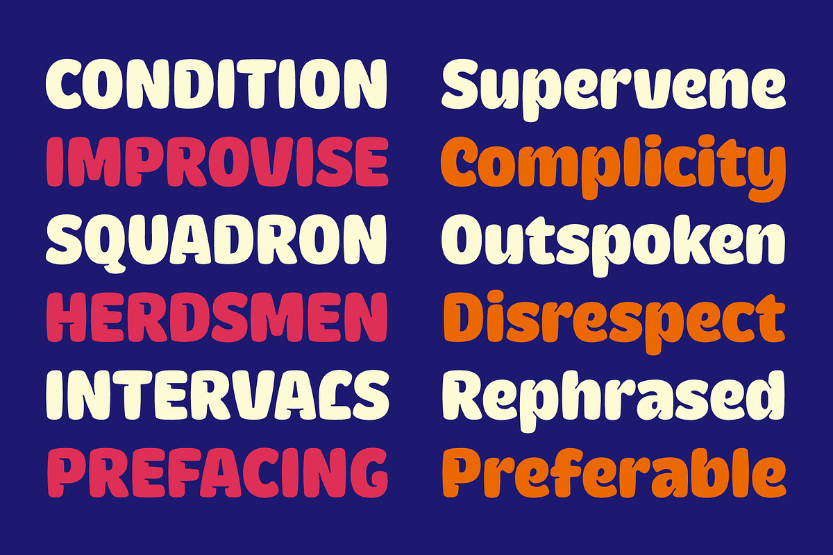 Funlikey, a Sans Serif Font by Abbasy Studio (Photo 4 of 9)