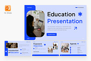 Education Powerpoint Template, a Presentation Template by Eklip Studio (Thumbnail 1 of 6)