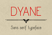 Dyane Font, a Sans Serif Font by Digital Typeface Studio (Thumbnail 1 of 5)