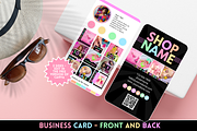 Pastel Neon Business Card Template, a Business Card Template by SunshineStudioBoutique (Thumbnail 1 of 10)