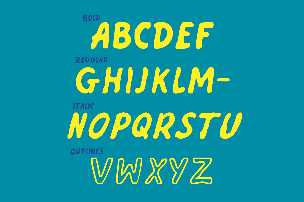 Shakala - Surf Hand drawn Typefaces, a Handwritten Font by Rusted Works (Photo 2 of 11)