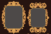 Collection vintage engraved frames., a Decorative Illustration by Vector Engraving (Thumbnail 15 of 31)