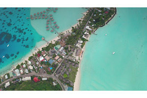 Bora bora island in French Polynesia, an Architecture Photo by Goinyk