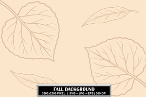 Maple Leaves Botanical Background
