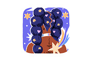 Fashion women hairstyles back view, a Person Illustration by PaperTrident (Thumbnail 5 of 11)