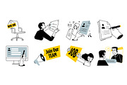 We Are Hurring, a Person Illustration by PureSolution (Thumbnail 2 of 6)