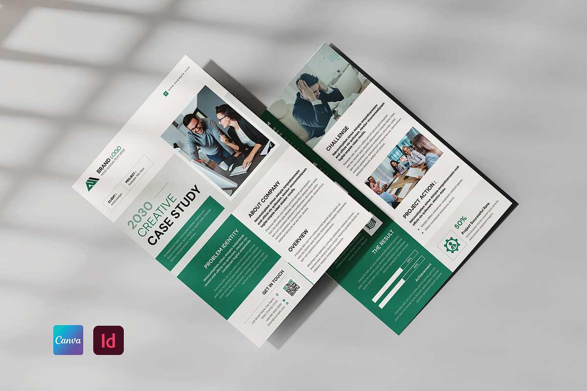 Case Study Flyer Template, a Flyer Template by Cleffon_Graphic_Studio (Photo 1 of 3)
