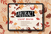 Procreate Abstract Shape Stamp Brush, a Brush Add-On by AM studio (Thumbnail 1 of 4)