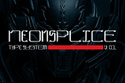 NeonSplice Futuristic Font, a Sans Serif Font by ANDR35 (Thumbnail 1 of 7)