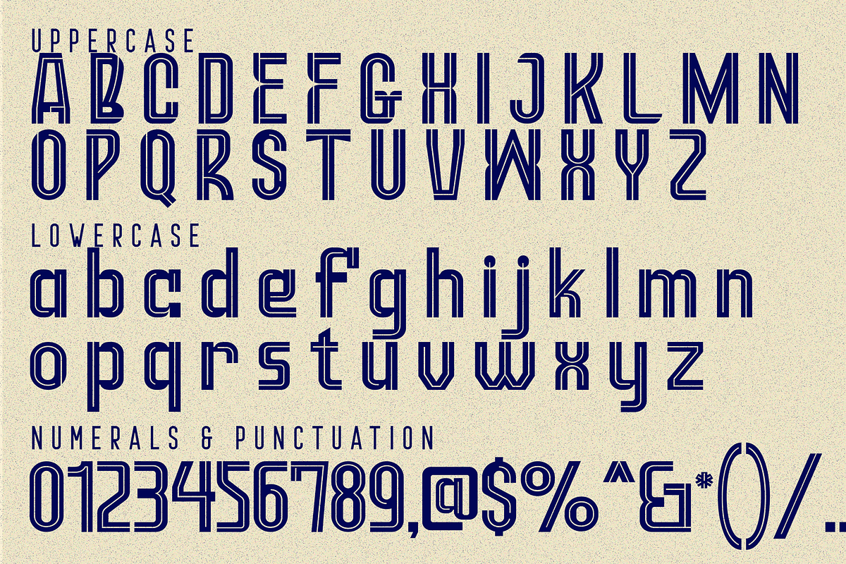 TRADITIONAL TECHNIQUES - SPORT FONT, a Sans Serif Font by 177Studio (Photo 8 of 8)
