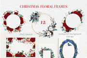 Christmas Magic Watercolor Clipart, a Seasonal Illustration by DiashaArt (Thumbnail 11 of 18)