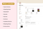 Book Tracker, Notion Template, a Presentation Template by Planner 2 Success (Thumbnail 2 of 10)