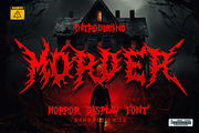 MordeR Metal Horror Font, a Blackletter Font by dansdesign (Thumbnail 1 of 6)