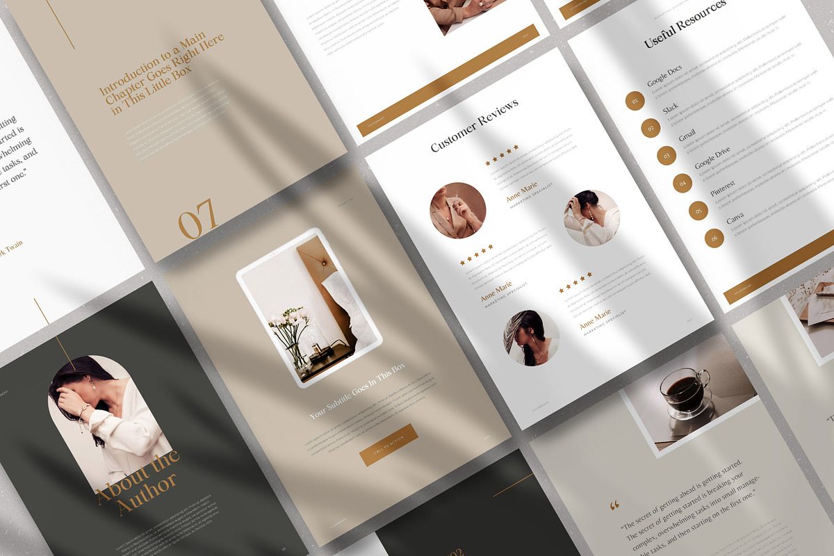 Classy & Minimal eBook Templates, a Marketing Template by AndrewPixel (Photo 3 of 12)