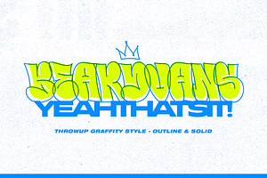 Beardvans - Throw-Up Graffiti Font, a Sans Serif Font by Typia Nesia