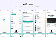 Payvo - Mobile Banking App UI Kit, an UI Kit Template by Kreatif Supply (Thumbnail 2 of 7)