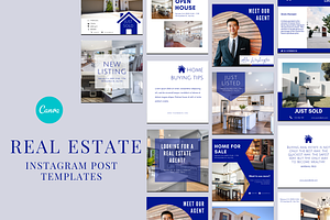 Real Estate Instagram Post Templates