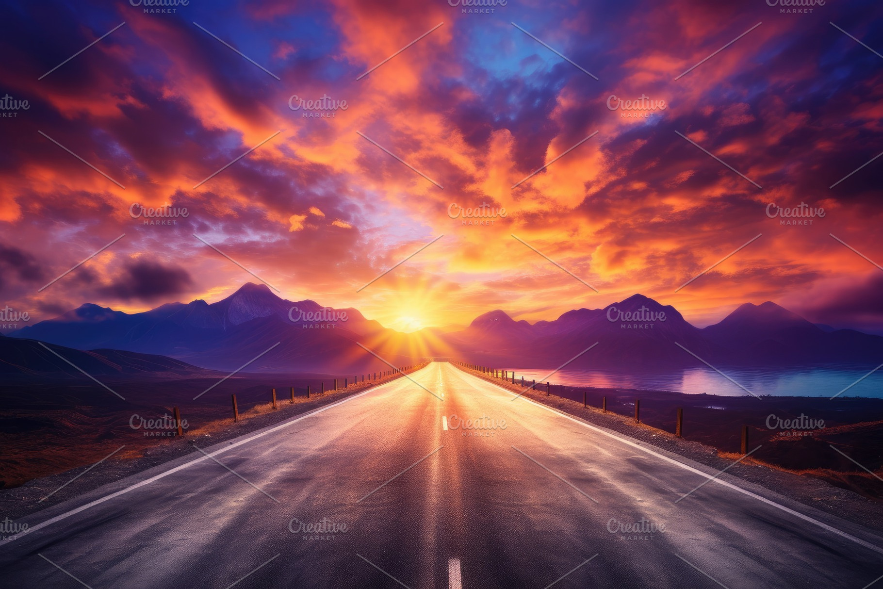A stunning image of a long road disa, a Photo by Iftikhar Alam
