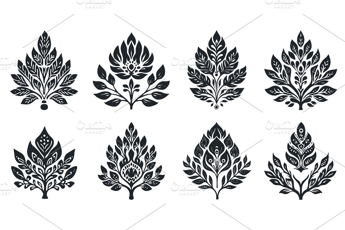 Ornamental Logo In Boho Style, an Illustration by LadadikArt