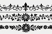 Beautiful floral decoration elements, an Illustration by Amazin_art (Thumbnail 12 of 17)