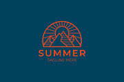 Mountain Summer Badge Logo, a Branding & Logo Template by Signatoro (Thumbnail 3 of 3)