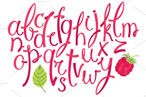 Berry alphabet preview 4