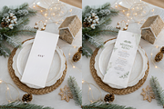 Christmas Menu Mockup Rustic, a Product Mockup by TatiMockup (Thumbnail 2 of 3)